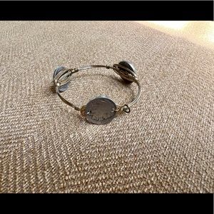 Bourbon and Bowties Buffalo Nickel Bangle Bracelet